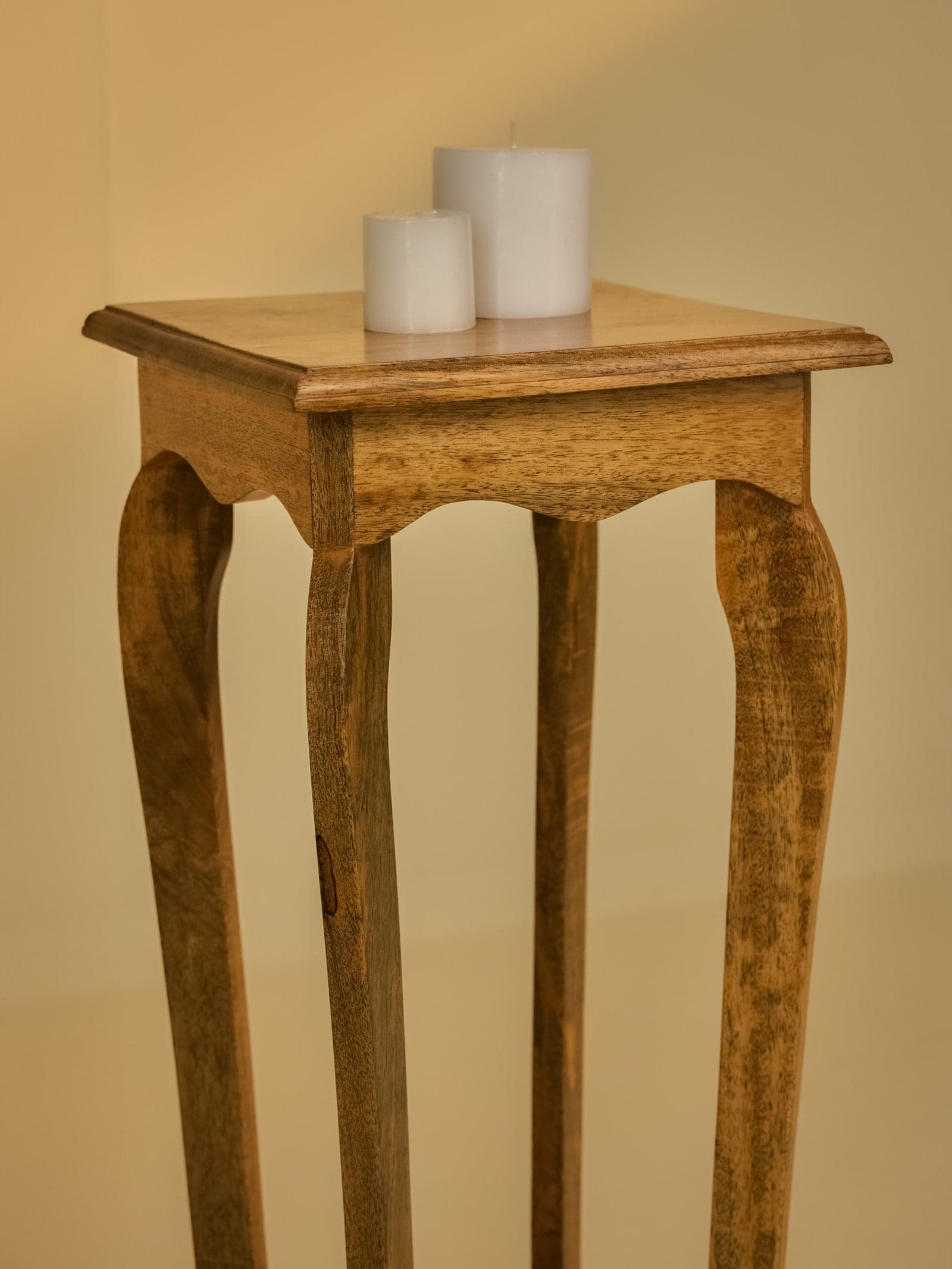 Detail of Satin Finish and Edge Bevel