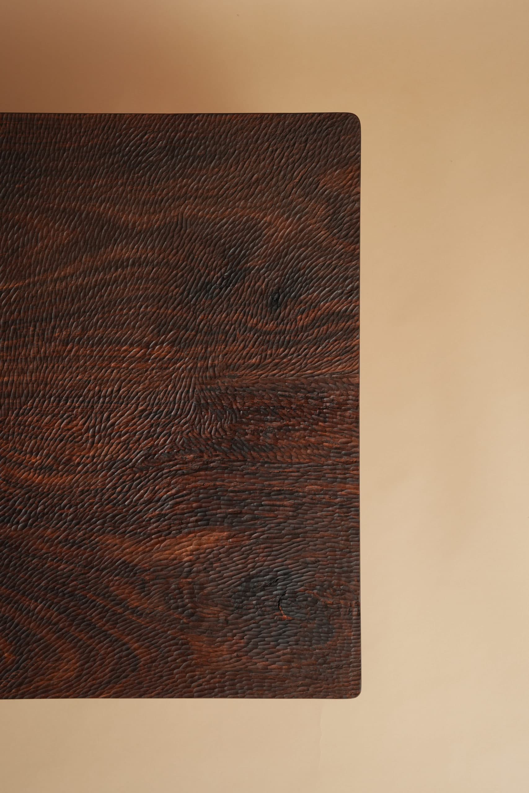 Onirique Hand-Carved Sheesham Coffee Table - Lifestyle Scene