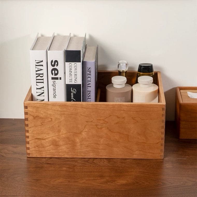 Executive Workspace Styling on Natural Oak Desk