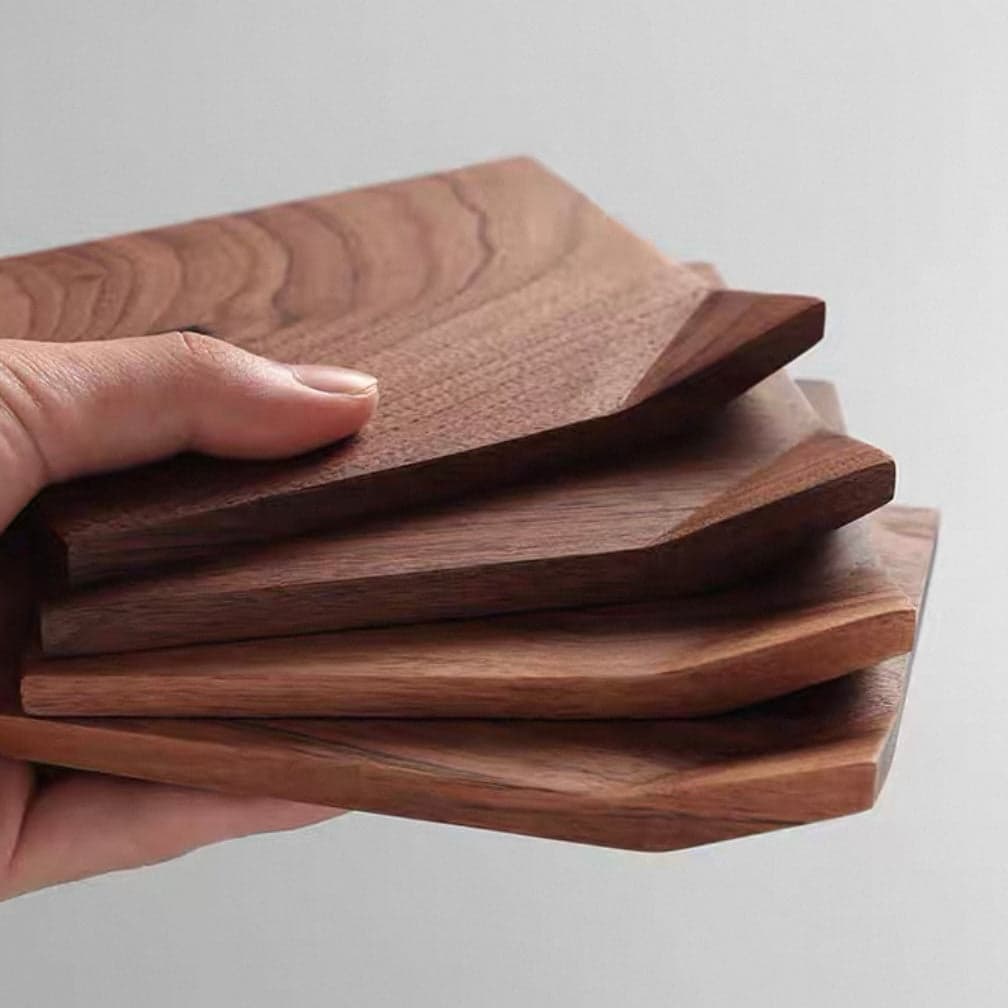 Close-Up of Unique Curled Corner Edge Geometry and Beveled Perimeter