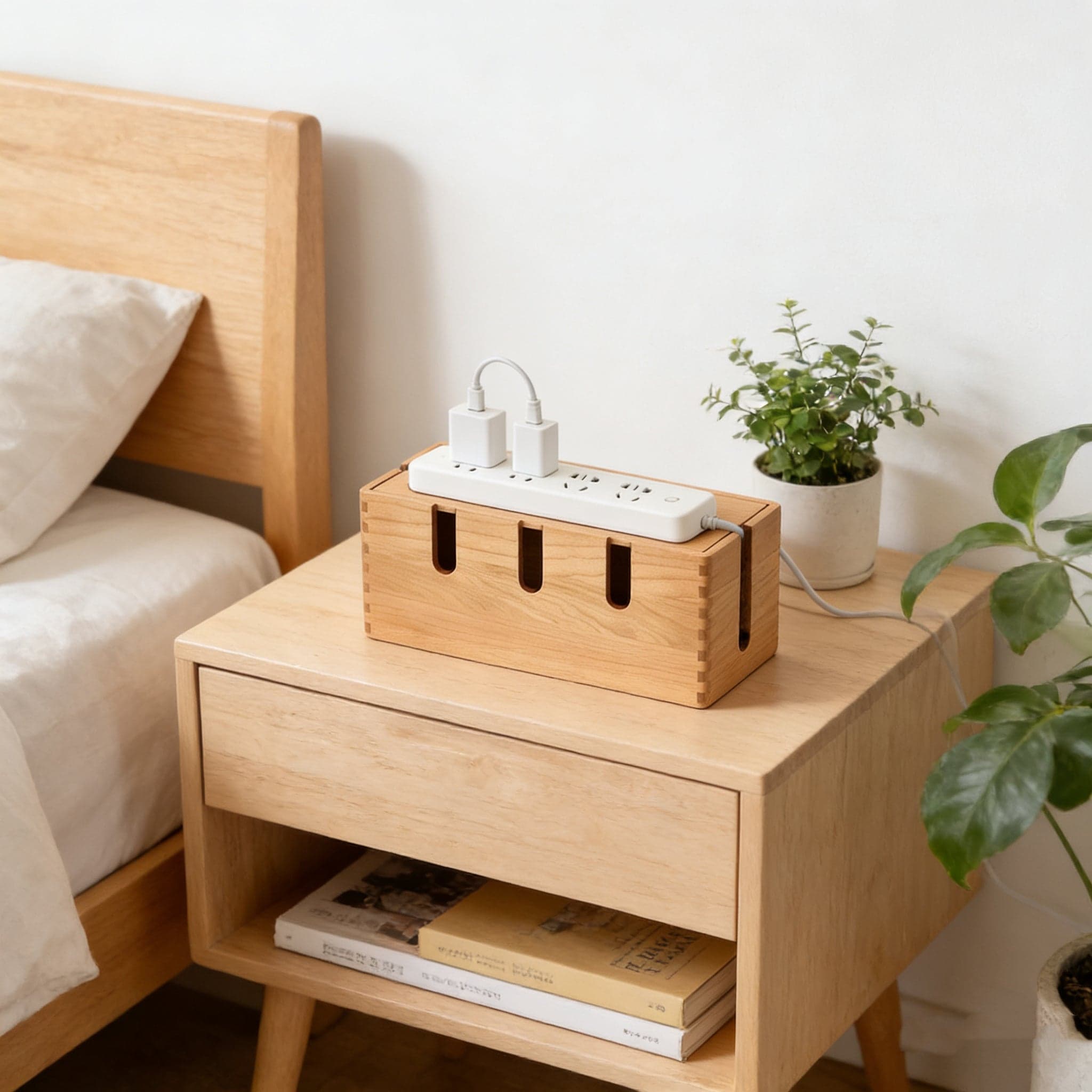 Solid Wood Construction and Heavy Lid Feel