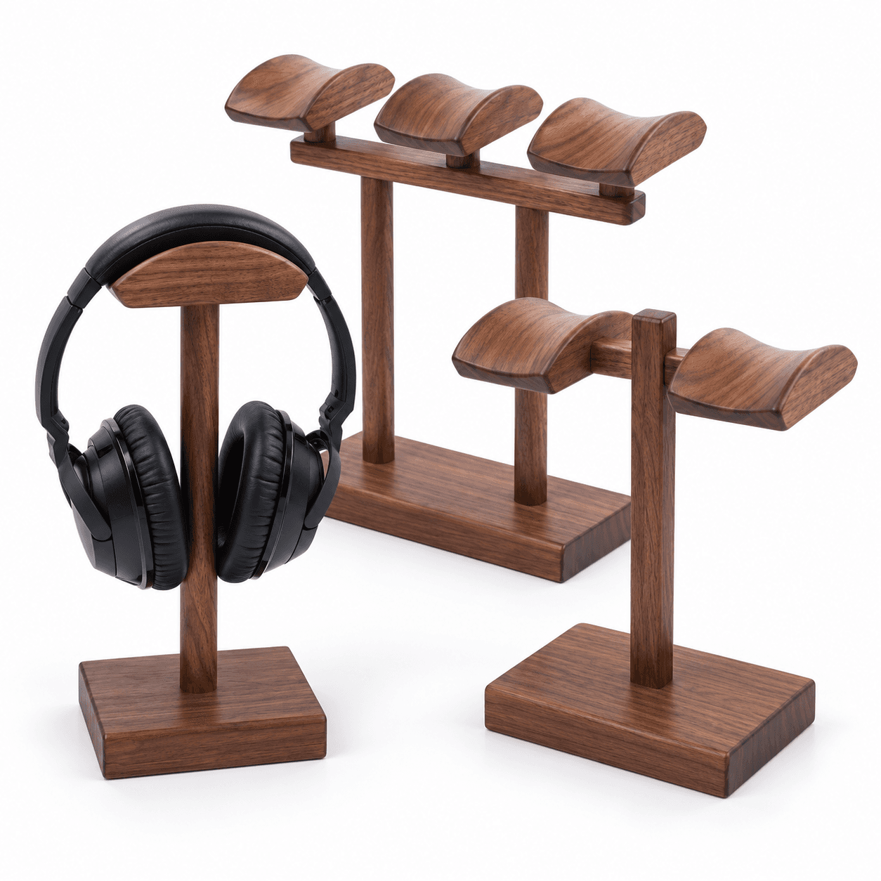 Close-Up of Smooth Hand-Sanded Ergonomic Rest Radius and Grain Rings