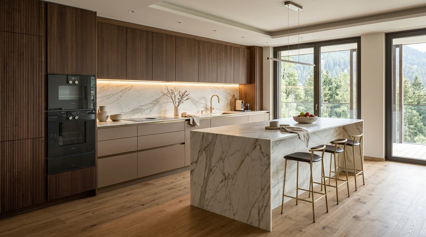 Natural Stone and Botanical Decor